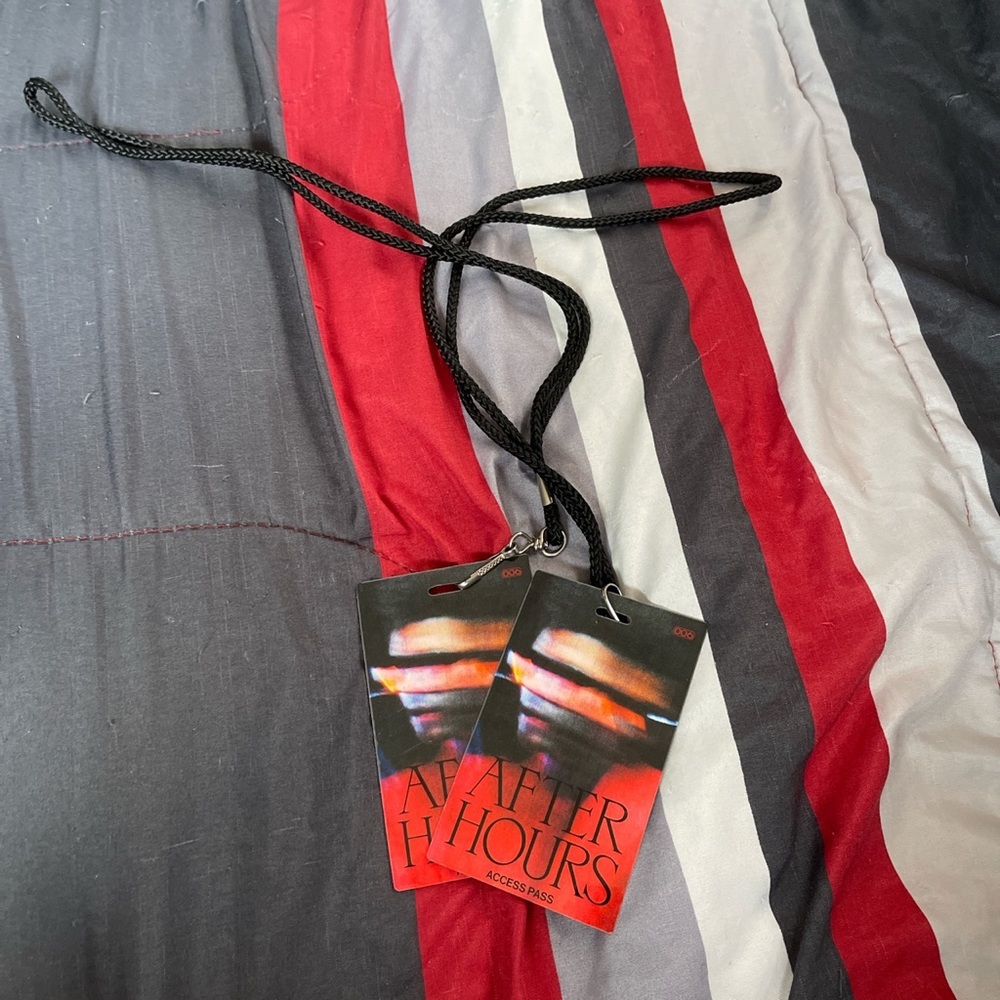 the weeknd AFTER HOURS ACCESS PASS x1 & AFTER HOURS CD